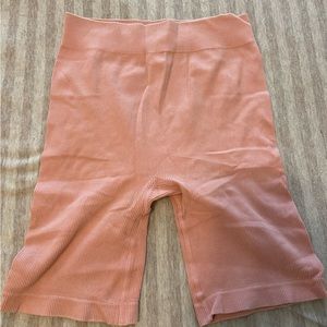 Pink biker shorts